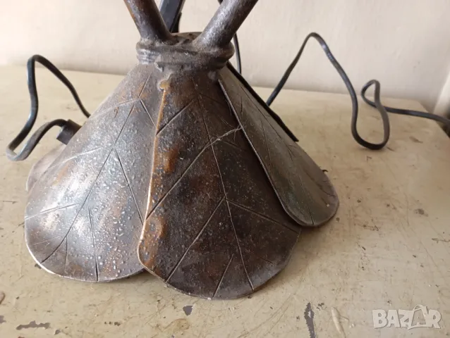 Ретро настолна лампа, снимка 2 - Настолни лампи - 49402926