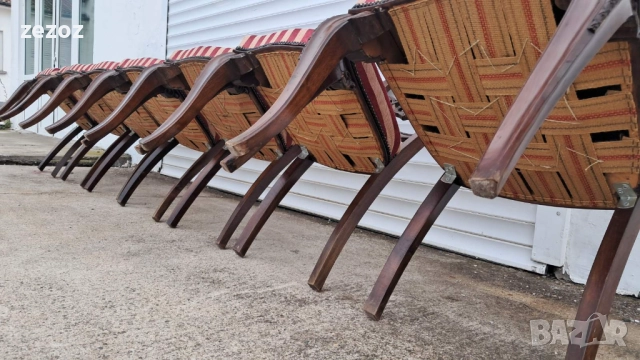 Комплект столове ретро 6+1, снимка 14 - Столове - 51986823