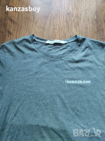 calvin klein - страхотна мъжка тениска L, снимка 3 - Тениски - 53801945