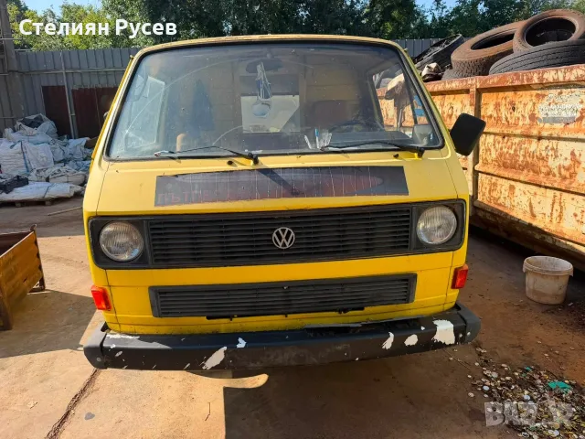 vw  t3 transporter diesel  , без документи / цял за части -цена 650 евро -бракуван и се продава цял , снимка 3 - Бусове и автобуси - 55843290