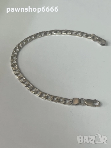Сребърна гривна 925, снимка 8 - Гривни - 51674928
