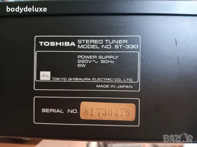 TOSHIBA ST-330 аналогов тунер, снимка 5 - Ресийвъри, усилватели, смесителни пултове - 28879481