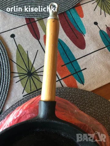 Тиган чугунен неизползван ! Г, снимка 3 - Съдове за готвене - 50064100