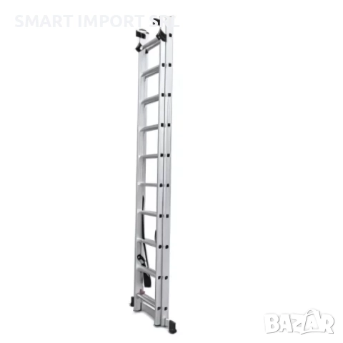 Разтегателна алуминиева стълба KME214, 2x14 стъпала