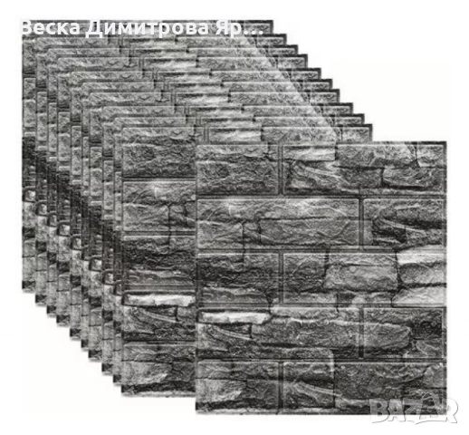 Декоративен 3D тухлен тапет за стени от PE пяна 77х70 см., снимка 18 - Декорация за дома - 52055705