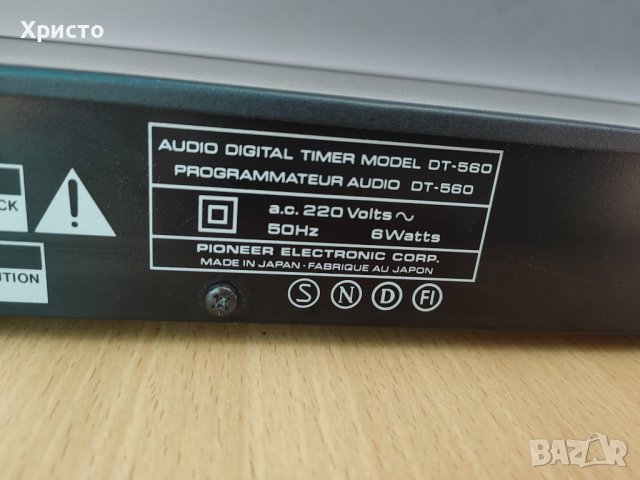 Pioneer dt-560 Таймер, снимка 2 - Аудиосистеми - 40980352