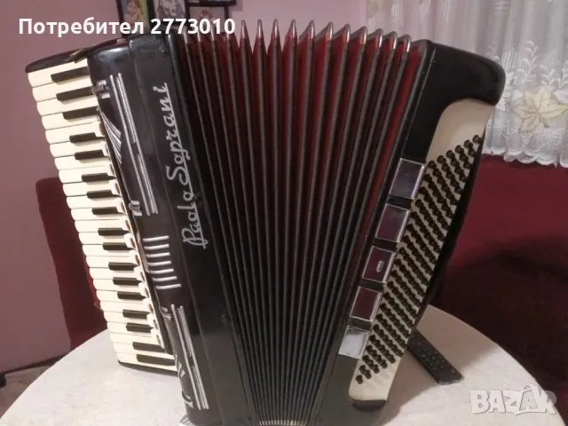 Паоло сопрани 120 баса, снимка 4 - Акордеони - 49933694