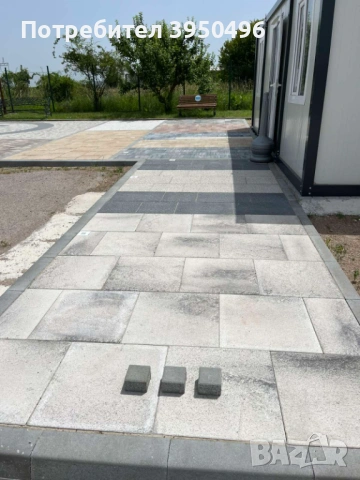 Павета Сити топ 10х10х6см, цвят: сив - #Semmelrock, снимка 2 - Строителни материали - 46186136