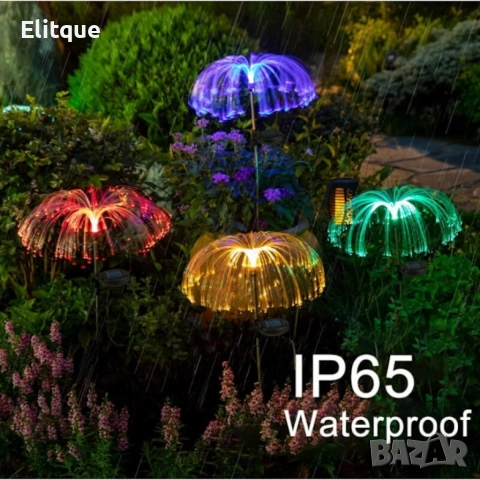 Комплект соларни лампи за градина, снимка 2 - Соларни лампи - 53338238