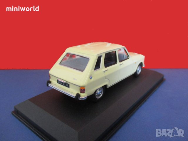 Renault 6 1970 - мащаб 1:43 на IXO-Altaya моделът е нов в PVC дисплей-кейс, снимка 3 - Колекции - 41710647