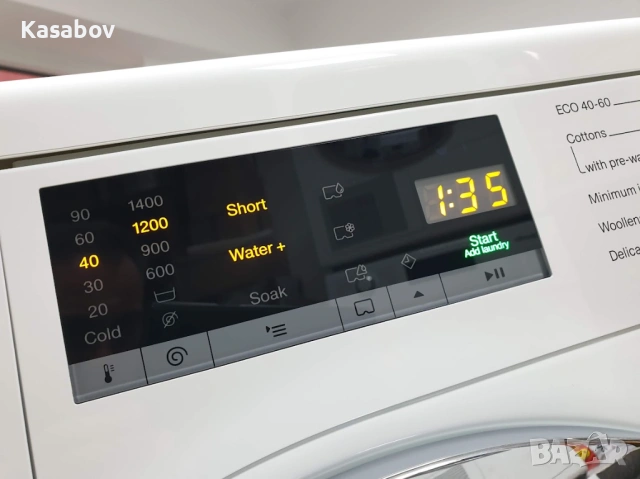 Miele W1 Excellence Active Пералня Миеле 12м Гаранция, снимка 2 - Перални - 53662758