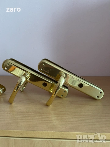 Дръжки за врата, цвят злато, снимка 3 - Интериорни врати - 53231764