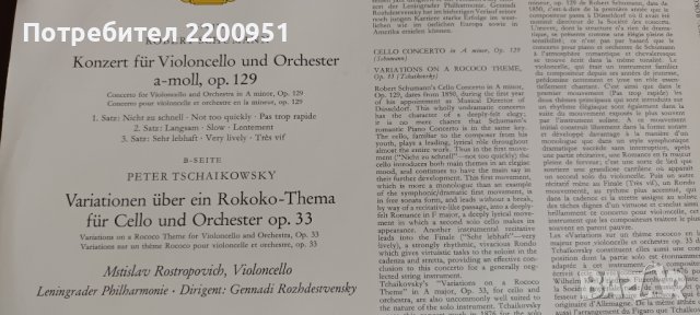 ROBERT SCHUMANN, снимка 5 - Грамофонни плочи - 41264952