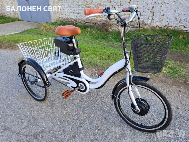 -10% ТЕЛК - Електро - механичен Триколесен Велосипед Хибрид, снимка 1 - Велосипеди - 40061856