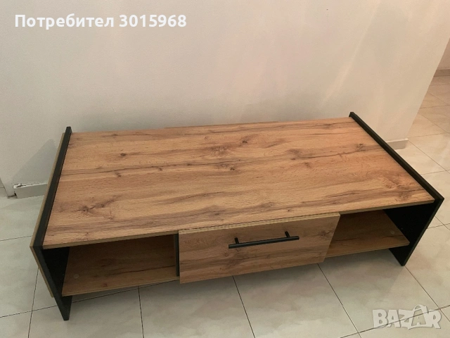 Комплект Маса за телевизор и маса за кафе , снимка 2 - Маси - 53702370