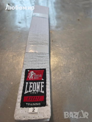 LEONE 1947 Каратеги колан, унисекс карате за възрастни 