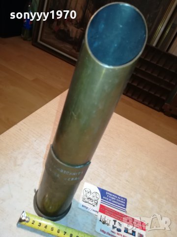 СНАРЯД-ГИЛЗА ВАЗА ОТ ГЕРМАНИЯ 0811212026, снимка 7 - Антикварни и старинни предмети - 34739845