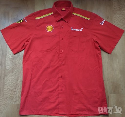 Ferrari Shell V Power - мъжка риза, снимка 4 - Ризи - 39313841
