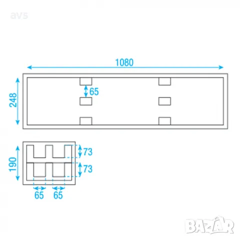 Кейс Showgear Case for 4x LED Bar, снимка 5 - Други - 48832287