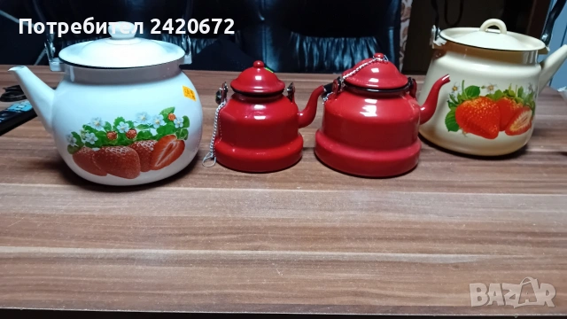 емайлирани чайници, снимка 5 - Други - 53154553