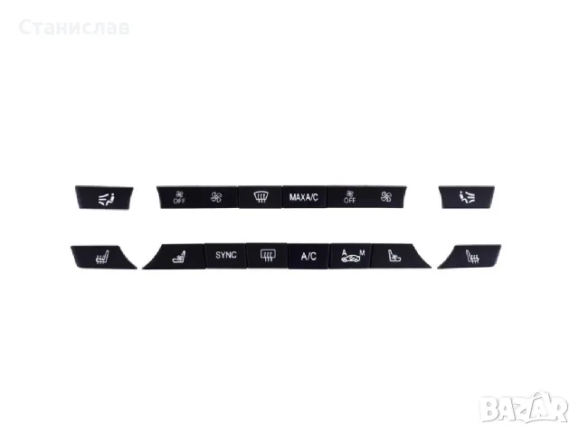 Комплект капачета на климатроник за BMW 5 F10 – 61316848887