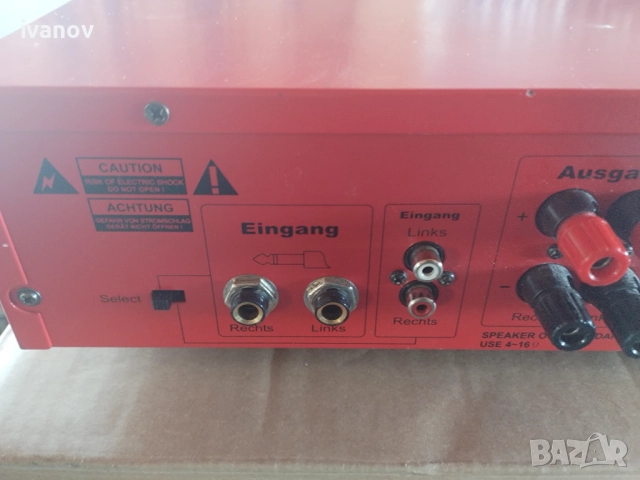 Крайно стъпало клас АВ, снимка 5 - Ресийвъри, усилватели, смесителни пултове - 52816740