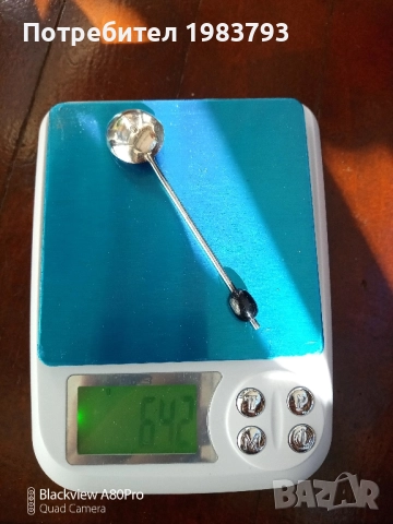 Стар комплект сребърни 6 бр.английски лъжички., снимка 4 - Други ценни предмети - 52265822