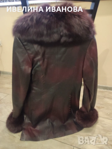 Дамско яке, естествена кожа, снимка 3 - Якета - 53151766