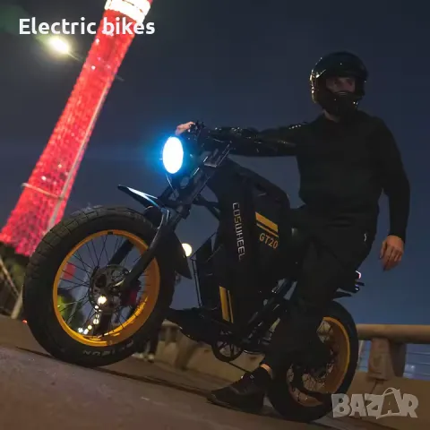 Coswheel GT20 Retro Електрически Велосипед 1000W | Хибриден Фетбайк
