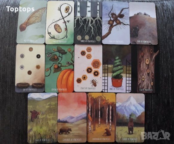 78 съвременни таро карти: Urban Tarot & Pagan Tarot & Spacious Tarot, снимка 16 - Други игри - 33814085