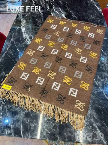 Gucci ⚜️ Hermes ⚜️ Louis Vuitton ⚜️ Дамски Кашмирени Шалове , снимка 13 - Шалове - 56046188