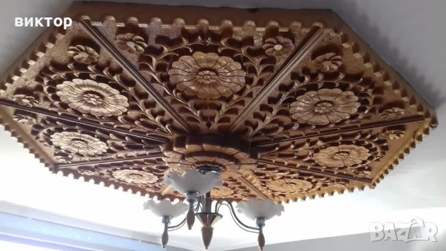 таван дърворезба, снимка 4 - Декорация за дома - 49707844