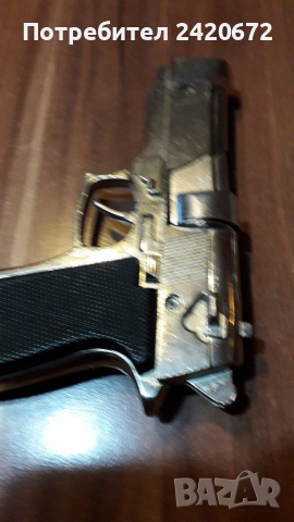 Стар  пищов с капзи, снимка 1