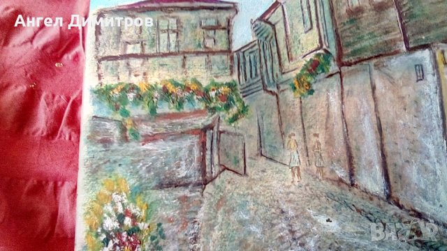 Хлебаров маслена картина Несебър , снимка 4 - Картини - 41929541