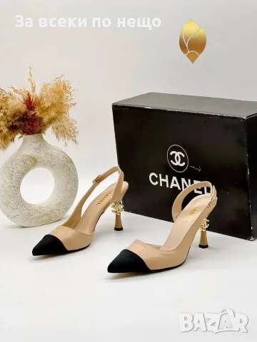 Chanel Дамски Сандали На Ток Шанел - Различни Цветове Код SEM-290, снимка 6 - Сандали - 55782889