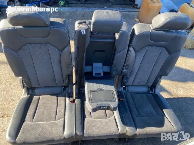 Седалки, кожен салон за Audi Q7 S-line, Ауди Ку7 S-line, , 4M, 15г-., перфектен, 2200 лв, снимка 8 - Части - 56240318