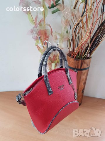 Дамска чанта Guess/червена код IM61, снимка 3 - Чанти - 37674622