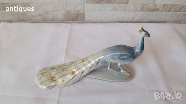 Порцеланова фигура - ПАУН - ИЗИДА - Българско производство, снимка 2 - Антикварни и старинни предмети - 50984676