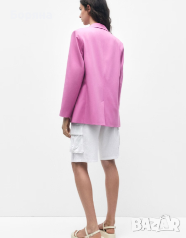 Pull & Bear нов розов блейзър размер S, снимка 10 - Сака - 44699595