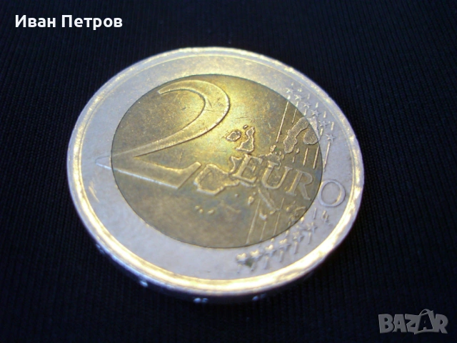 Супер рядка 2 евро монета 2002 (Испания), снимка 2 - Нумизматика и бонистика - 53536215