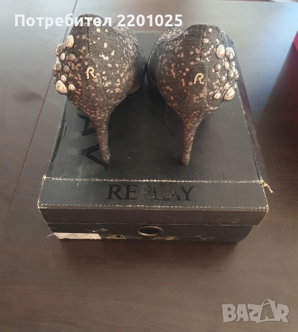 Replay обувки на ток , снимка 3 - Дамски обувки на ток - 53594323
