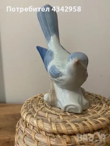 Vogel. Vintage porcelain.1950-1960г.Птица., снимка 3 - Антикварни и старинни предмети - 50423385