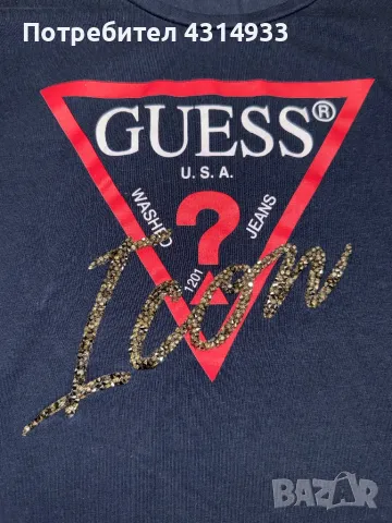 Маркова тениска Guess, снимка 2 - Тениски - 48691923