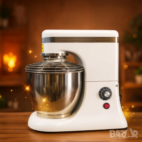 Планетарен миксер ST-BH7 – 7L професионален помощник в кухнята, снимка 5 - Друга електроника - 51851753