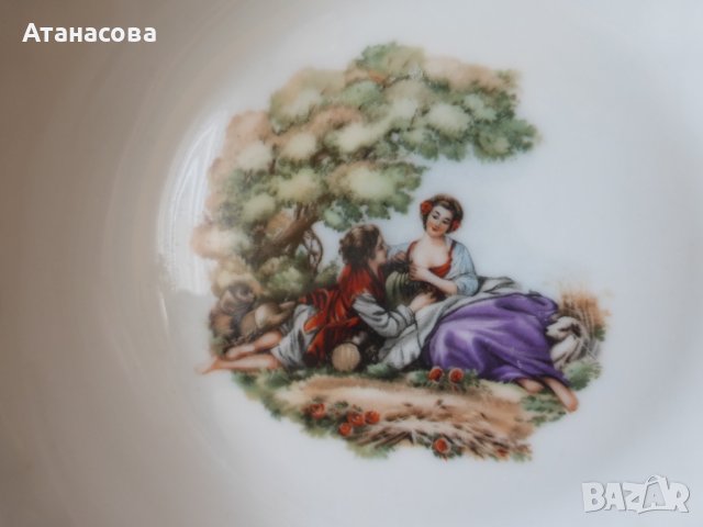 Порцеланова чиния Ромео и Жулиета Изида , снимка 3 - Чинии - 41751199