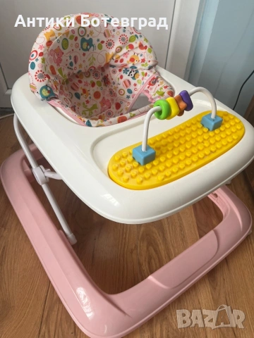 Детско оборудване за момиченце креват и проходилка , снимка 2 - Мебели за детската стая - 53493600