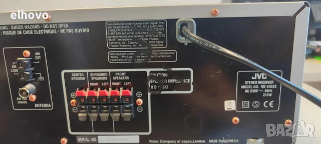 Ресивър JVC RX-5052, снимка 11 - Ресийвъри, усилватели, смесителни пултове - 51089060