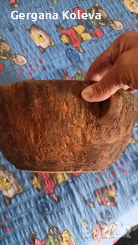 Продавам над 100 годишна дървена купа., снимка 3 - Антикварни и старинни предмети - 41902400