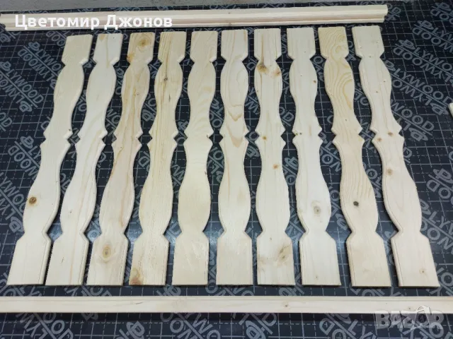 Дъски за ограда(парапет),свързващи греди,ръкохватки, снимка 10 - Огради и мрежи - 49457895