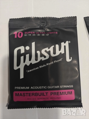 GIBSON-струни за акустична китара, снимка 5 - Китари - 52155796